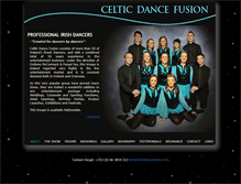 Tablet Screenshot of celticdancefusion.com